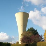 ex-Site Connexion FM , château d' eau la Jacqueminiére Courtenay