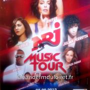 2012. affiche NRJ Music Tour à Orléans.