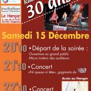 affiche des 30 ans de la radio , décembre 2012