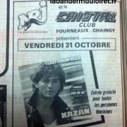 soirée NRJ en discothéque/ octobre 1986