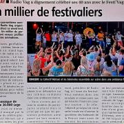 les 40 ans de la radio (article de presse RC 14 JUIN 2022)