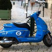 le scooter aux couleurs de la radio