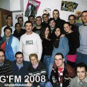 l'équipe en 2008 dans ses anciens studios, rue de Glatigny