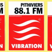 autocollants Vibration avec fréquences des villes du Loiret