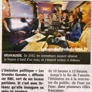 article de presse de La République du centre 27 septembre 2012