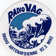 autocollant avec le logo, années 80