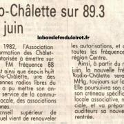 article de presse 11 juin 1991