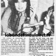 article de presse avril 1984