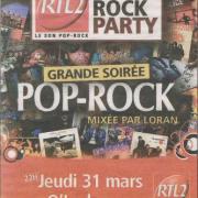 publicité pour la soirée RTL 2 du 31 mars 2011