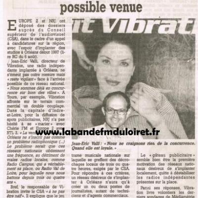 article de presse 26 aout 1996