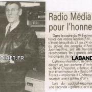 René Chapotot et martine Carel/artcile de presse janv. 1993