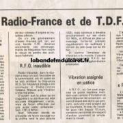 article de presse 18 fév. 1985