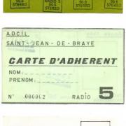 carte de presse et d'adhérent de la station