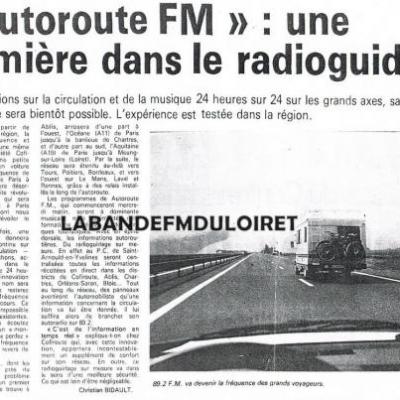 AUTOROUTE FM - RADIO VINCI AUTOROUTES / AUTOROUTE INFO