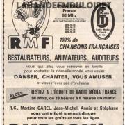 publicité fin d'année 1986