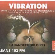 publicité pour émission en direct du printemps de Bourges 2008