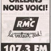 publicité pour l'arrivée de RMC sept. 1998