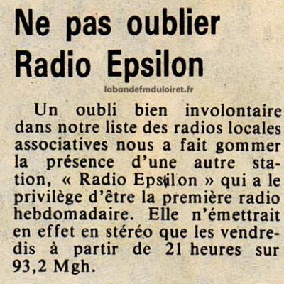 article de presse 29 avril 1983