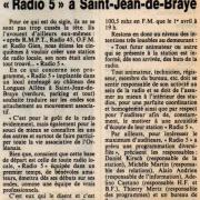 article de presse"NR" 7 avril 1983