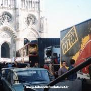 La manifestation de février 1985.Le début du défilé