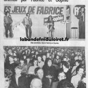 article de presse (extrait) nov.1981