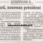 article de presse 17 juillet 2001