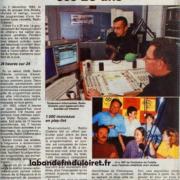 article de presse janvier 2009