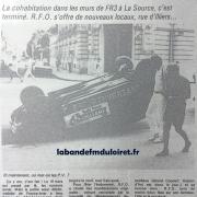 article de presse du 21 juin 1986 sur le déménagement de la station.