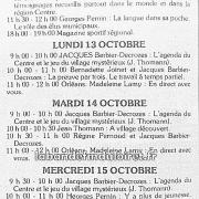 extrait de la grille des programmes en octobre 1980