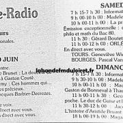 grille des programmes juin 1980 (vendrdi 20 au dimanche 22)