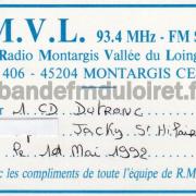 Bon cadeau RMVL (1992)